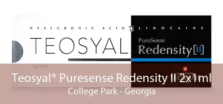 Teosyal® Puresense Redensity II 2x1ml College Park - Georgia