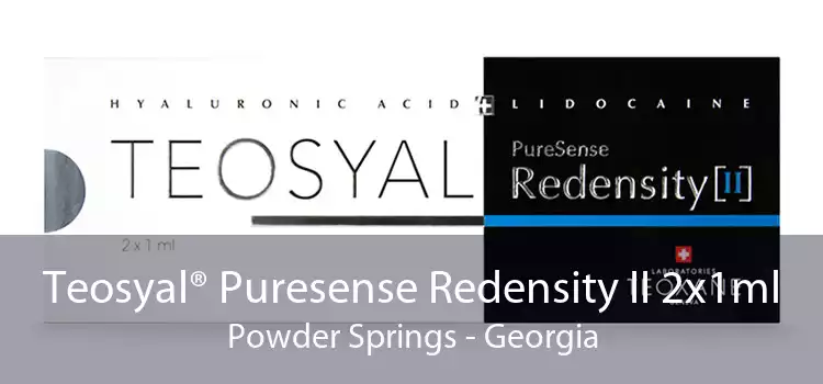 Teosyal® Puresense Redensity II 2x1ml Powder Springs - Georgia