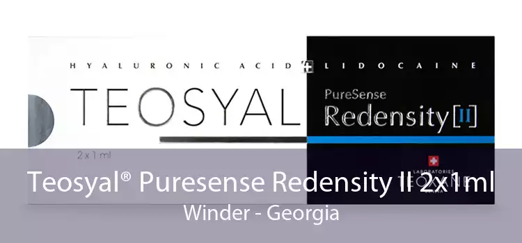 Teosyal® Puresense Redensity II 2x1ml Winder - Georgia