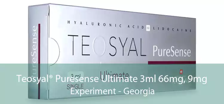 Teosyal® Puresense Ultimate 3ml 66mg, 9mg Experiment - Georgia