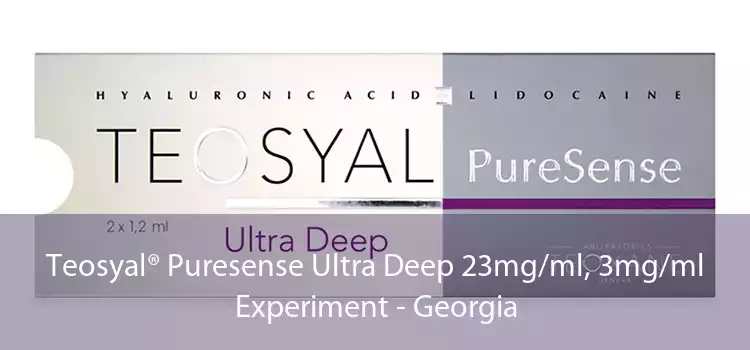 Teosyal® Puresense Ultra Deep 23mg/ml, 3mg/ml Experiment - Georgia