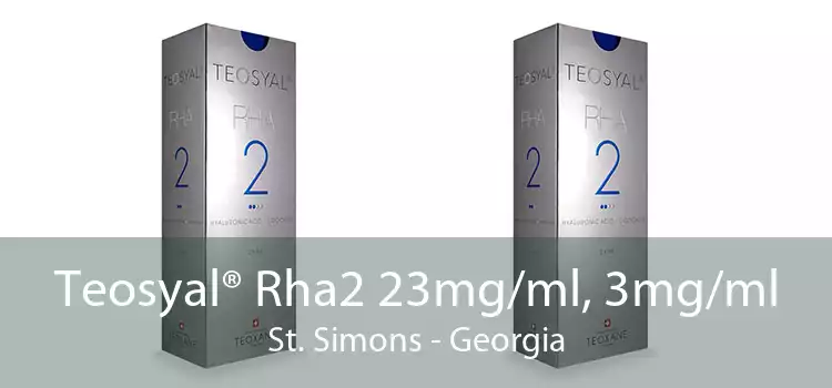 Teosyal® Rha2 23mg/ml, 3mg/ml St. Simons - Georgia