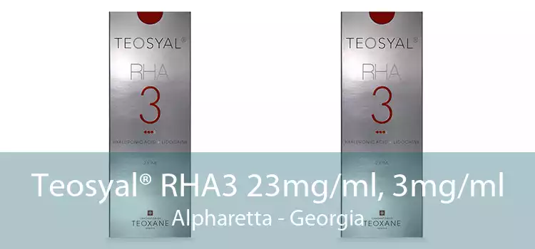 Teosyal® RHA3 23mg/ml, 3mg/ml Alpharetta - Georgia
