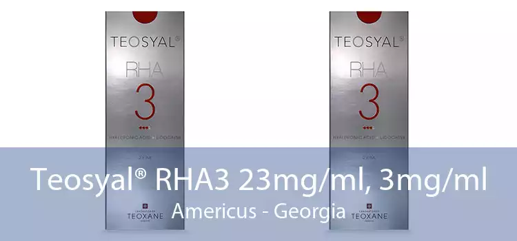 Teosyal® RHA3 23mg/ml, 3mg/ml Americus - Georgia