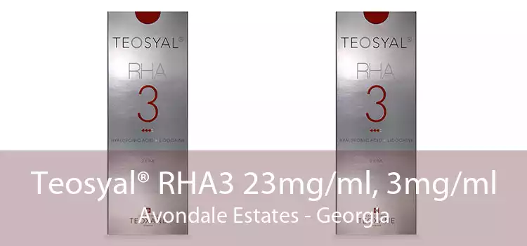 Teosyal® RHA3 23mg/ml, 3mg/ml Avondale Estates - Georgia