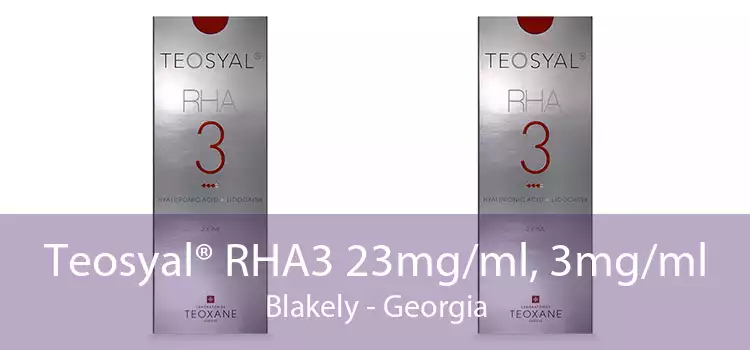 Teosyal® RHA3 23mg/ml, 3mg/ml Blakely - Georgia