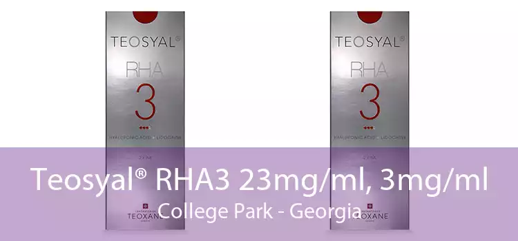 Teosyal® RHA3 23mg/ml, 3mg/ml College Park - Georgia