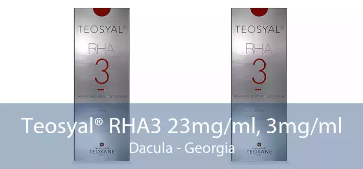 Teosyal® RHA3 23mg/ml, 3mg/ml Dacula - Georgia