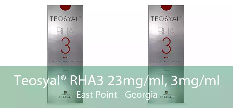 Teosyal® RHA3 23mg/ml, 3mg/ml East Point - Georgia