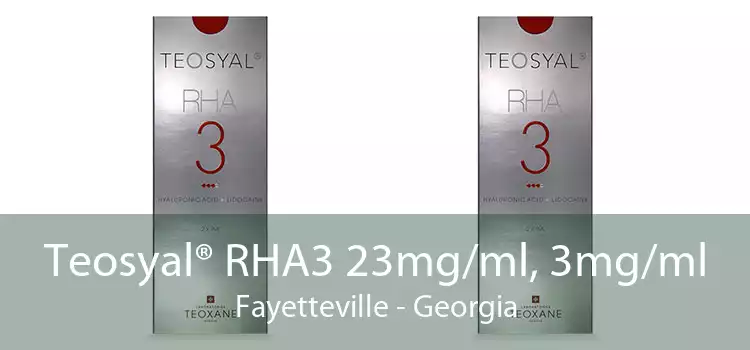 Teosyal® RHA3 23mg/ml, 3mg/ml Fayetteville - Georgia