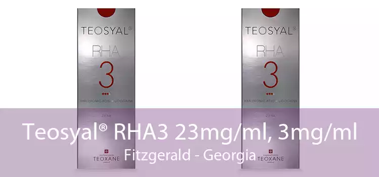 Teosyal® RHA3 23mg/ml, 3mg/ml Fitzgerald - Georgia