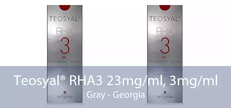 Teosyal® RHA3 23mg/ml, 3mg/ml Gray - Georgia
