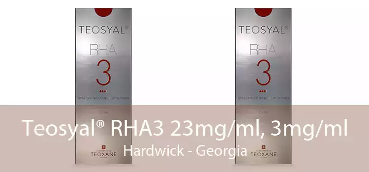 Teosyal® RHA3 23mg/ml, 3mg/ml Hardwick - Georgia