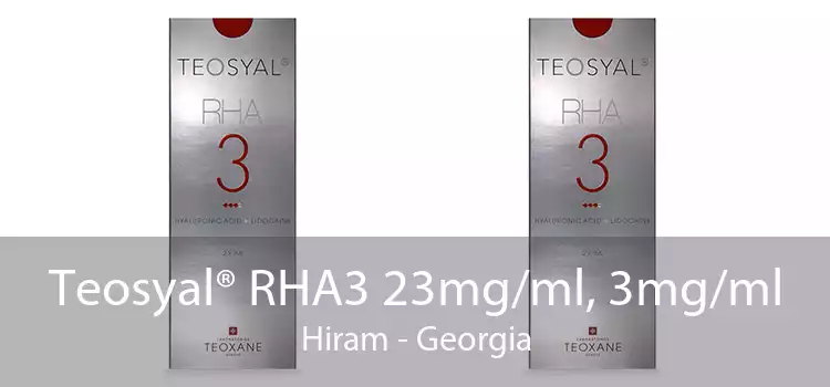 Teosyal® RHA3 23mg/ml, 3mg/ml Hiram - Georgia