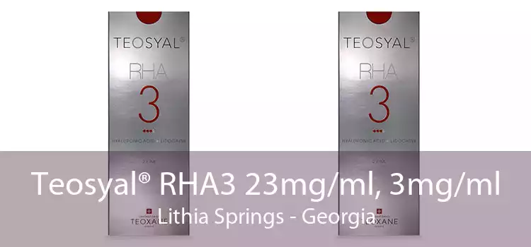 Teosyal® RHA3 23mg/ml, 3mg/ml Lithia Springs - Georgia