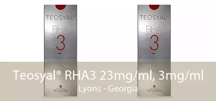 Teosyal® RHA3 23mg/ml, 3mg/ml Lyons - Georgia