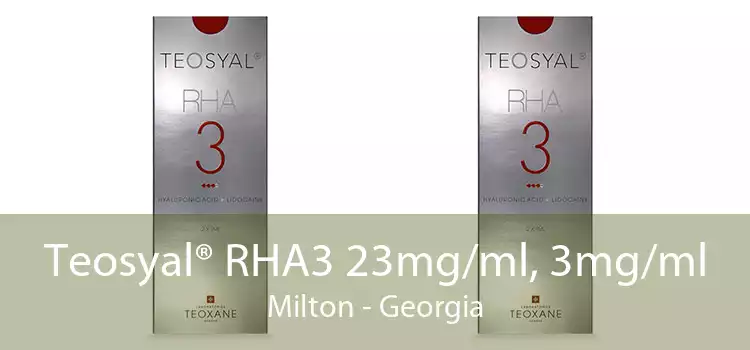 Teosyal® RHA3 23mg/ml, 3mg/ml Milton - Georgia