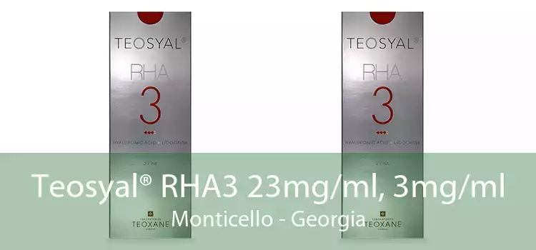 Teosyal® RHA3 23mg/ml, 3mg/ml Monticello - Georgia