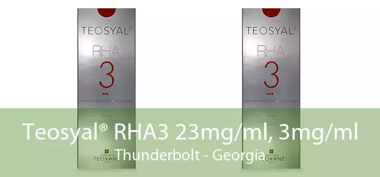 Teosyal® RHA3 23mg/ml, 3mg/ml Thunderbolt - Georgia