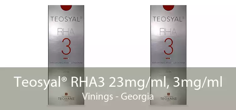 Teosyal® RHA3 23mg/ml, 3mg/ml Vinings - Georgia