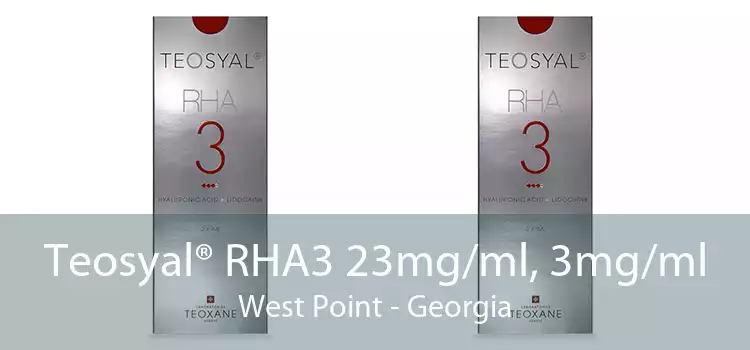 Teosyal® RHA3 23mg/ml, 3mg/ml West Point - Georgia