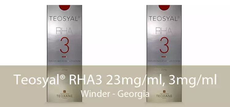 Teosyal® RHA3 23mg/ml, 3mg/ml Winder - Georgia