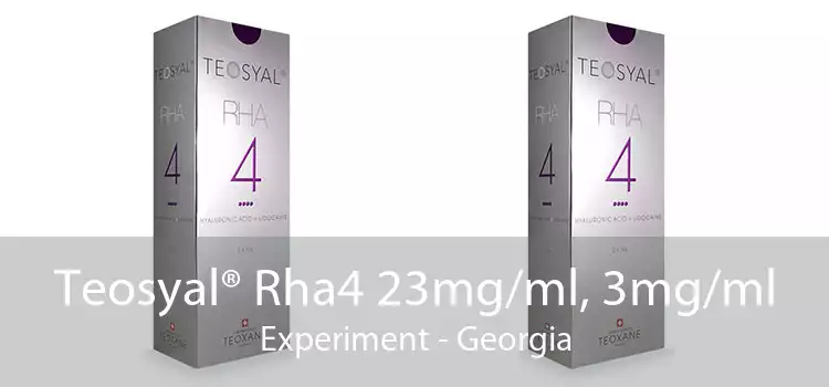 Teosyal® Rha4 23mg/ml, 3mg/ml Experiment - Georgia