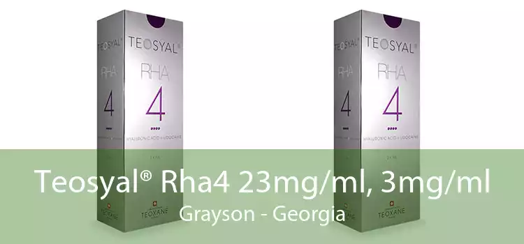 Teosyal® Rha4 23mg/ml, 3mg/ml Grayson - Georgia