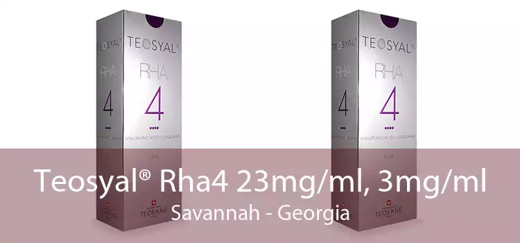 Teosyal® Rha4 23mg/ml, 3mg/ml Savannah - Georgia