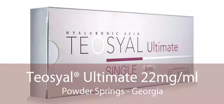Teosyal® Ultimate 22mg/ml Powder Springs - Georgia
