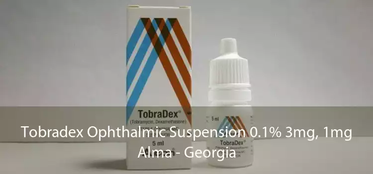 Tobradex Ophthalmic Suspension 0.1% 3mg, 1mg Alma - Georgia