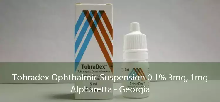 Tobradex Ophthalmic Suspension 0.1% 3mg, 1mg Alpharetta - Georgia