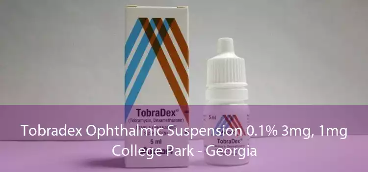 Tobradex Ophthalmic Suspension 0.1% 3mg, 1mg College Park - Georgia