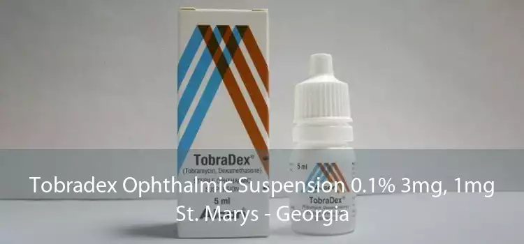 Tobradex Ophthalmic Suspension 0.1% 3mg, 1mg St. Marys - Georgia