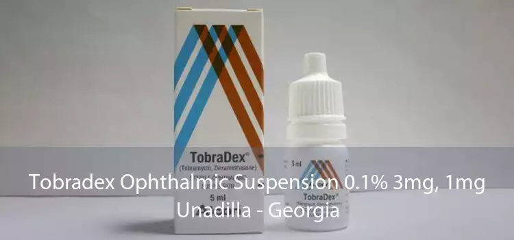 Tobradex Ophthalmic Suspension 0.1% 3mg, 1mg Unadilla - Georgia