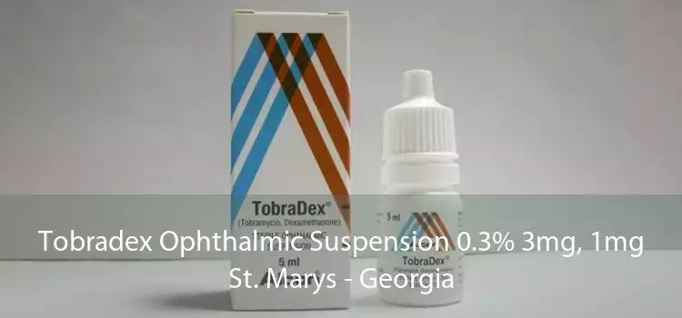 Tobradex Ophthalmic Suspension 0.3% 3mg, 1mg St. Marys - Georgia