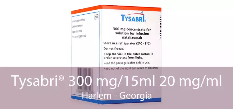 Tysabri® 300 mg/15ml 20 mg/ml Harlem - Georgia