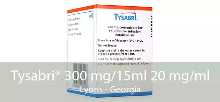 Tysabri® 300 mg/15ml 20 mg/ml Lyons - Georgia