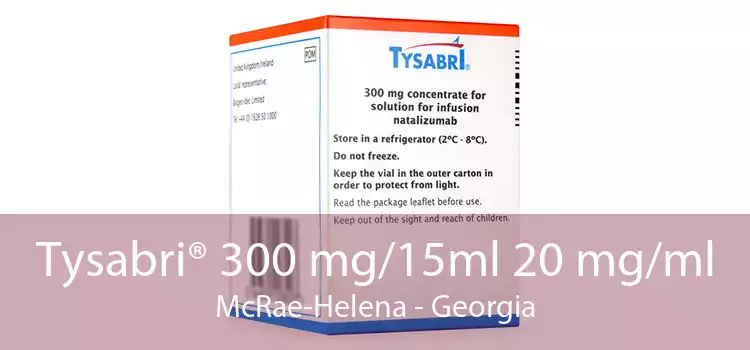Tysabri® 300 mg/15ml 20 mg/ml McRae-Helena - Georgia