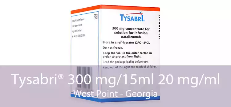 Tysabri® 300 mg/15ml 20 mg/ml West Point - Georgia