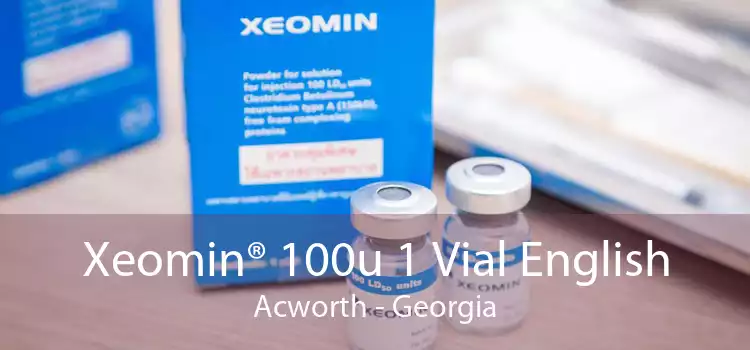 Xeomin® 100u 1 Vial English Acworth - Georgia