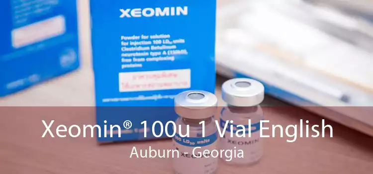Xeomin® 100u 1 Vial English Auburn - Georgia