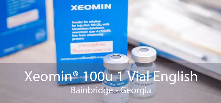 Xeomin® 100u 1 Vial English Bainbridge - Georgia
