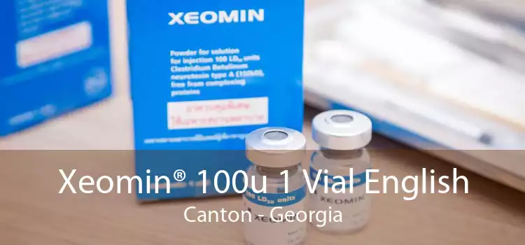 Xeomin® 100u 1 Vial English Canton - Georgia