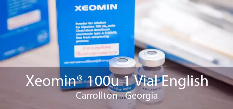 Xeomin® 100u 1 Vial English Carrollton - Georgia