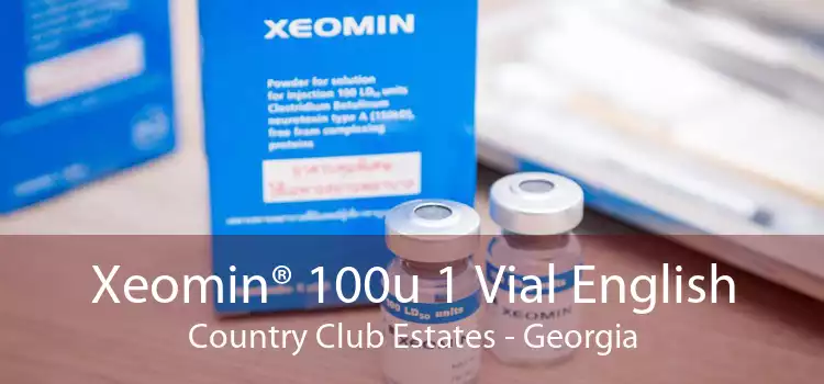 Xeomin® 100u 1 Vial English Country Club Estates - Georgia