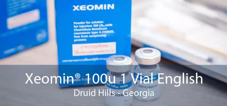 Xeomin® 100u 1 Vial English Druid Hills - Georgia
