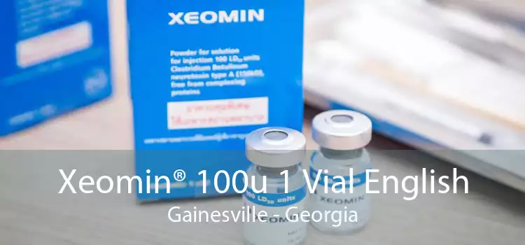 Xeomin® 100u 1 Vial English Gainesville - Georgia