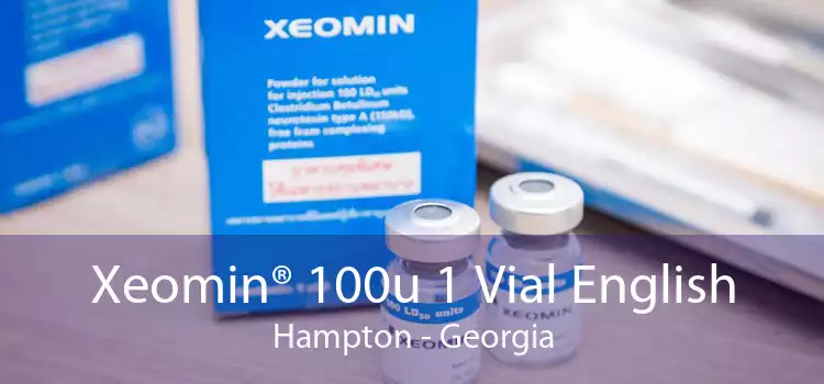 Xeomin® 100u 1 Vial English Hampton - Georgia