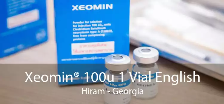 Xeomin® 100u 1 Vial English Hiram - Georgia